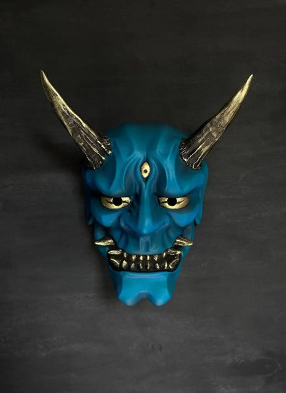 Blue Oni Demon Mask