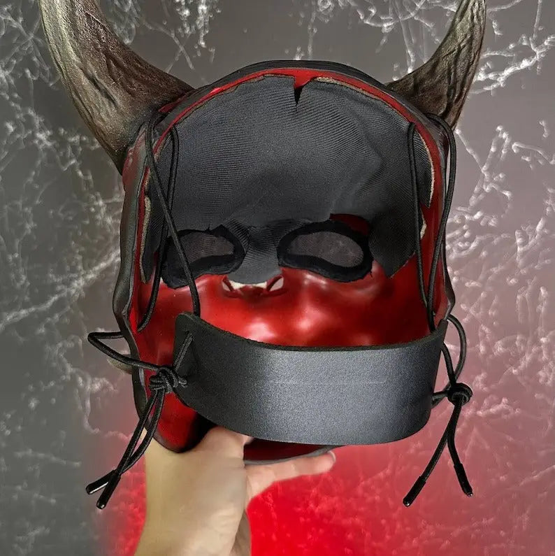 Red Oni Skull Mask