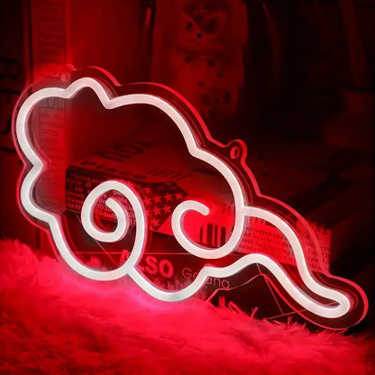 Japanese Cloud Red Neon Sign