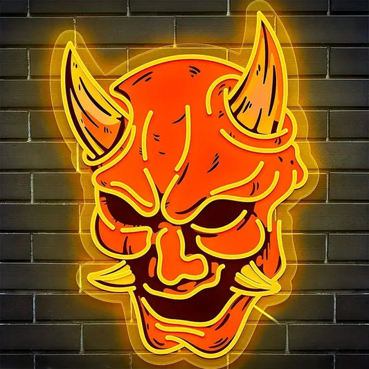 Oni Demon Neon Sign