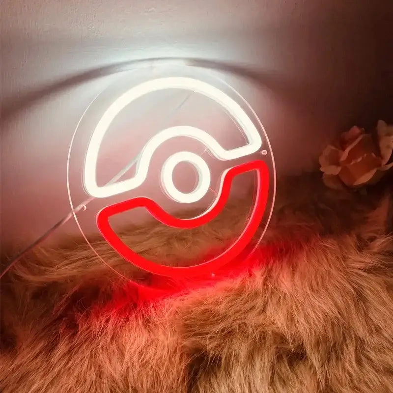 Pokeball Neon Sign