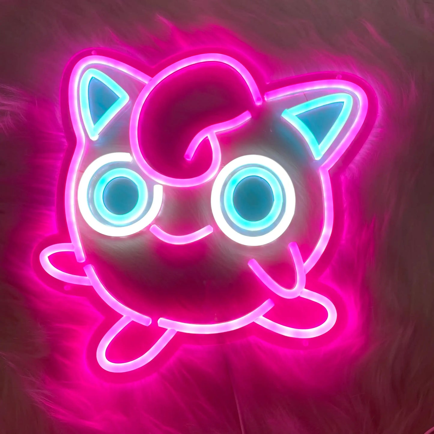 Jiggly Puff Pink Neon Sign