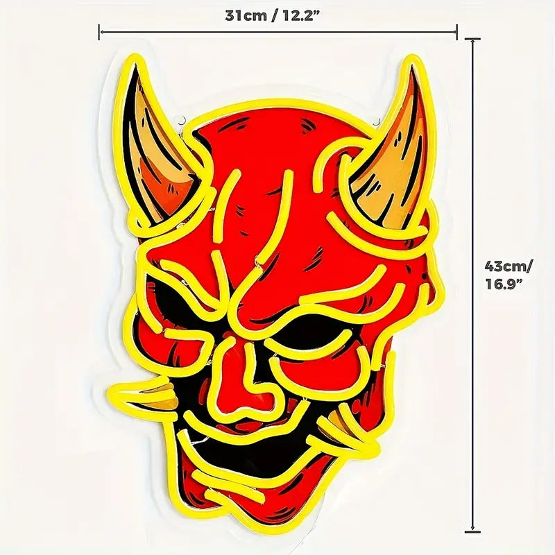 Oni Demon Neon Sign