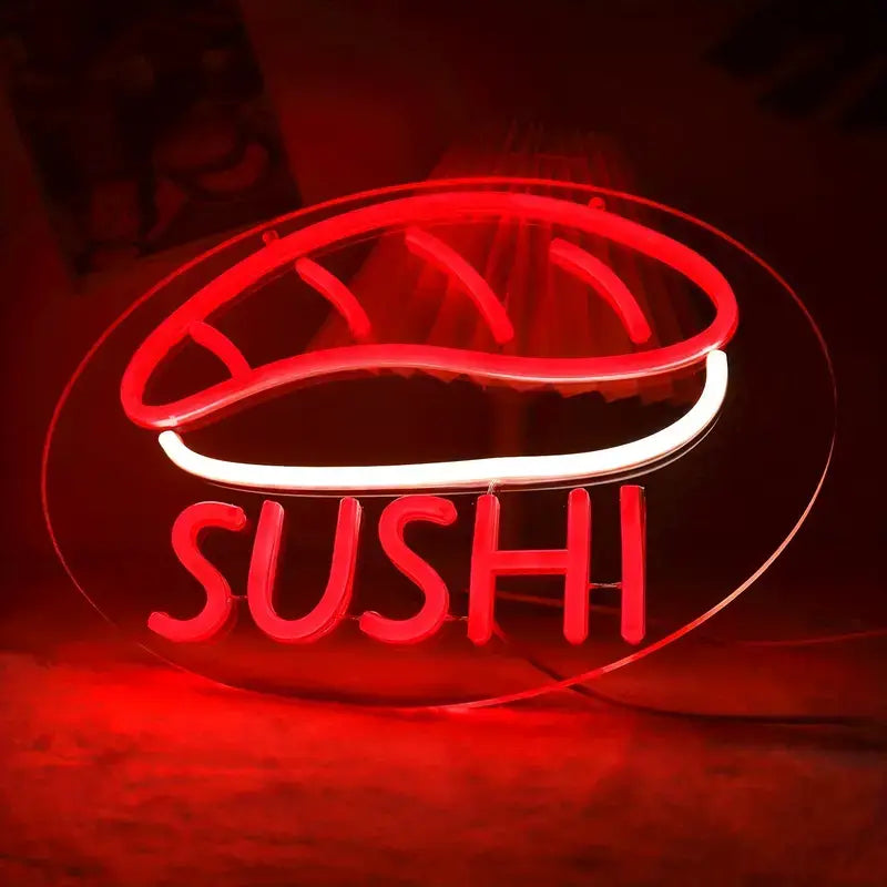 Sushi Red Neon Sign