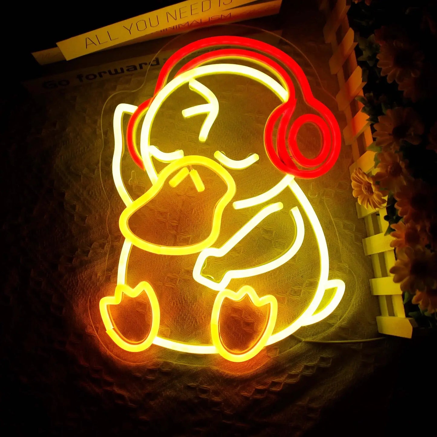 DJ Psyduck Neon Sign