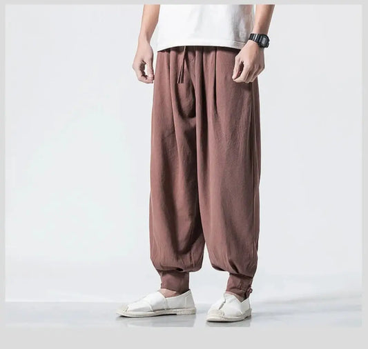 Pantaloni larghi etnici giapponesi