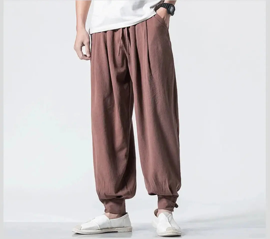 Ethnic Japanese Loose Pants
