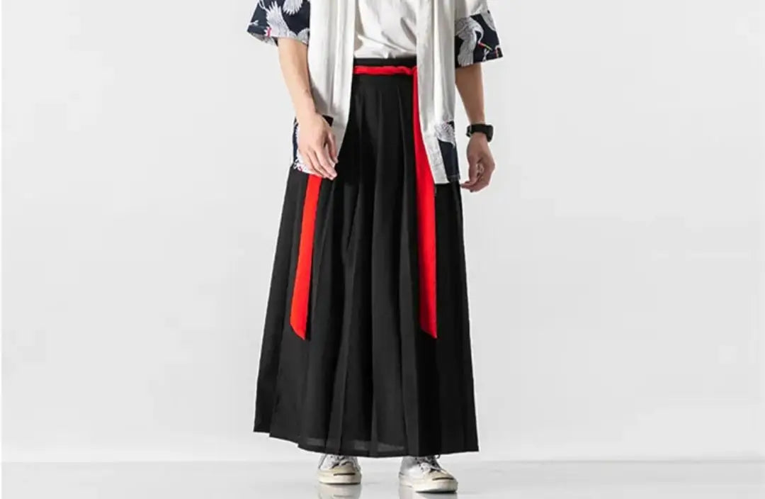 Samurai Black Hakama Pants