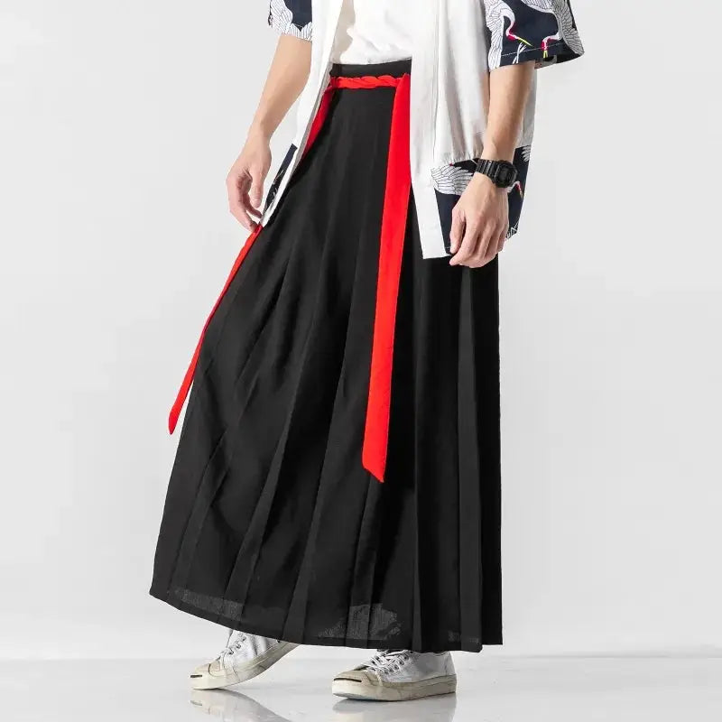 Red Hakama Pants - Japanese Clothing