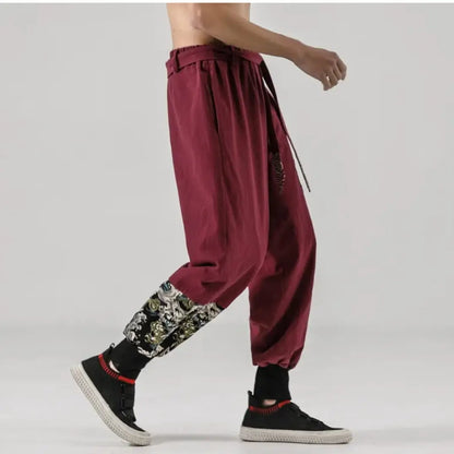 Traditional Japanese Wave Pants