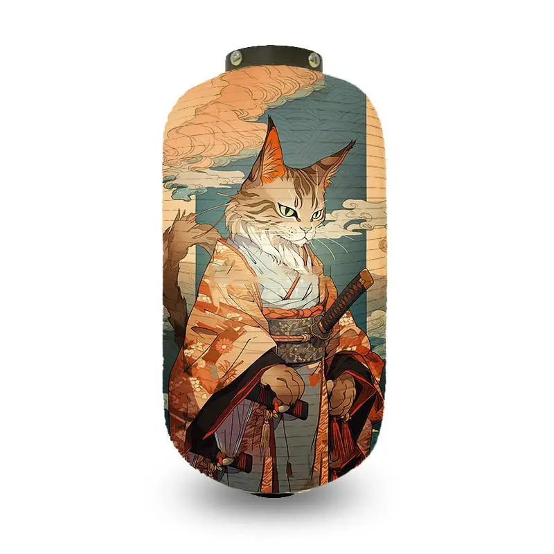 Samurai Cat Lord Lantern