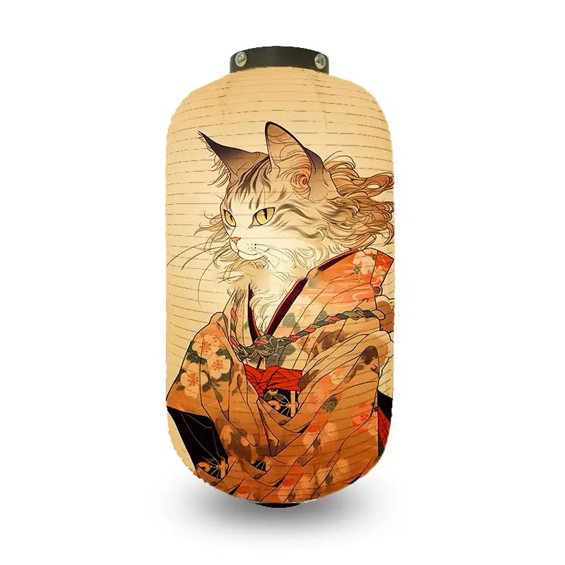 Kimono Cat Lantern