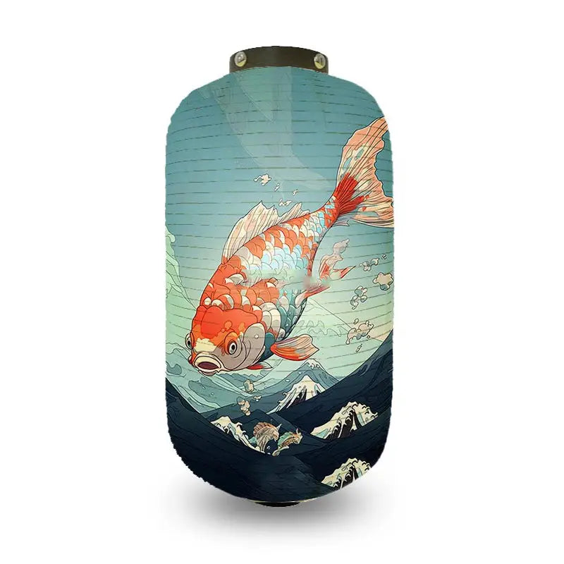 Red Koi Carp Fish Lantern