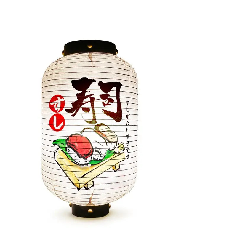 Sushi Board Kanji Lantern