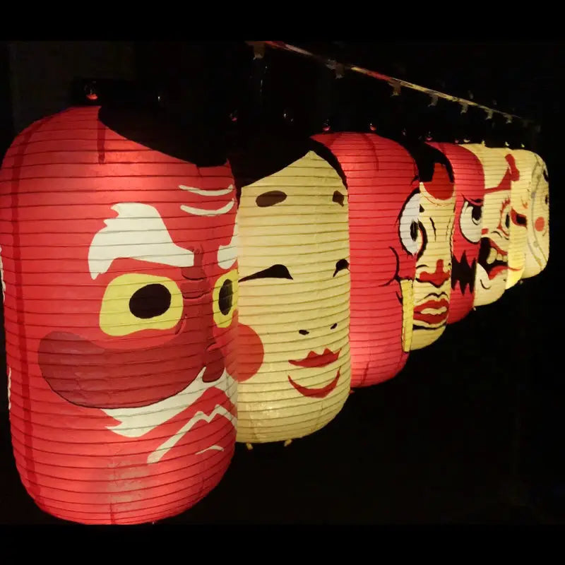 Lanterne masque du théâtre Nô