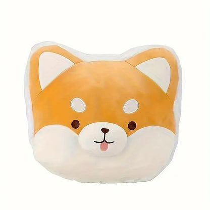 Shiba Smirk Face Pillow