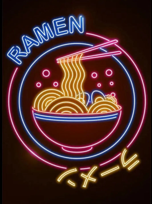 Ramen Neon Poster