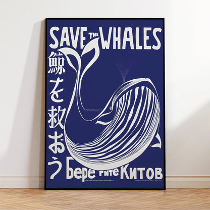 Save The Whales Campaign Poster