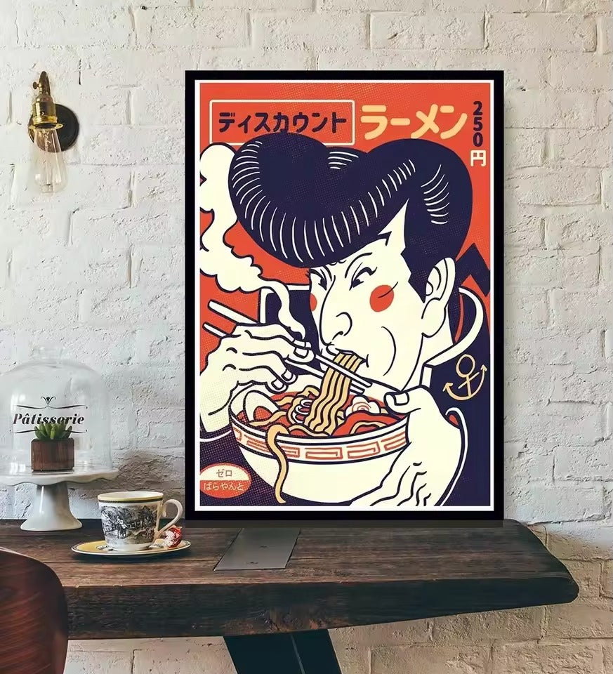 Ramen Sailor Vintage Poster