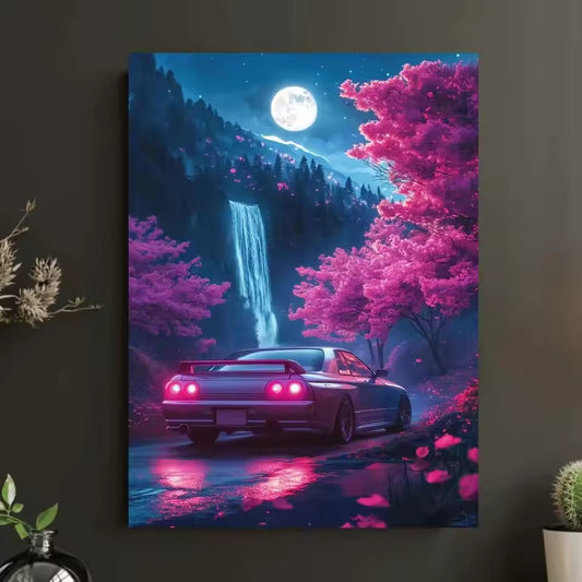 Sakura Nissan GTR R32 JDM Poster