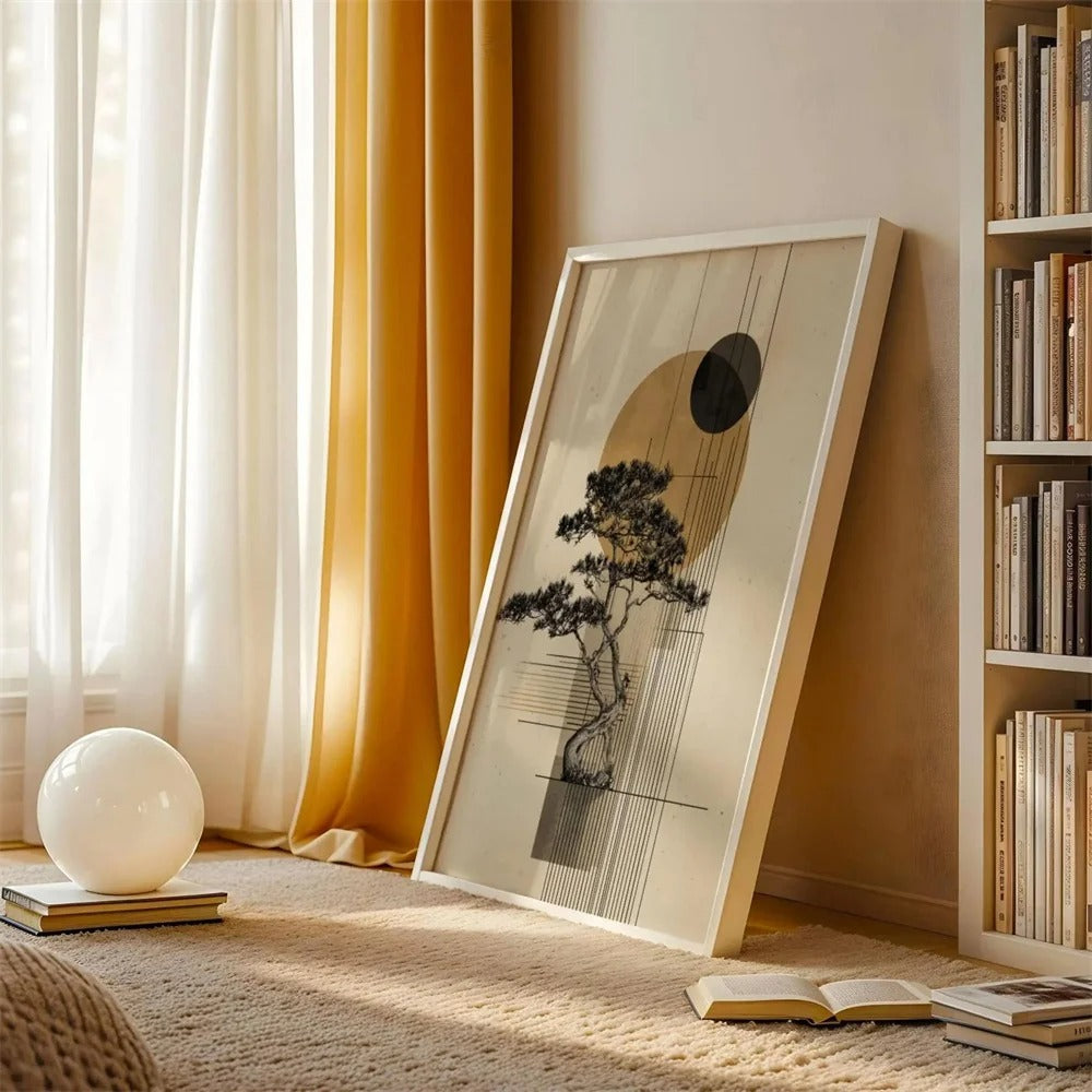 Golden Sun Bonsai Poster