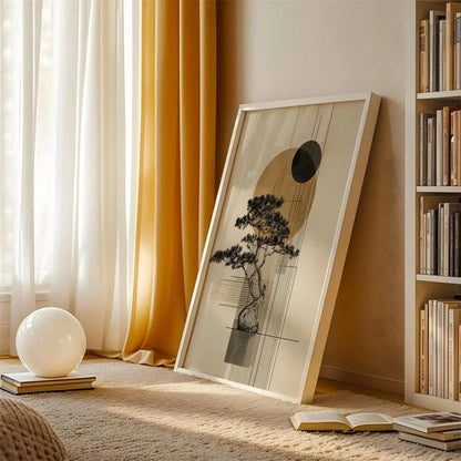 Golden Sun Bonsai Poster