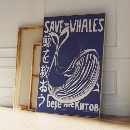Save The Whales Campaign Poster