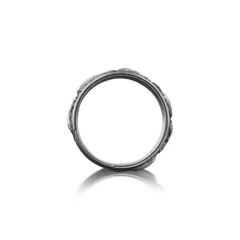 Koi River Silver Ring