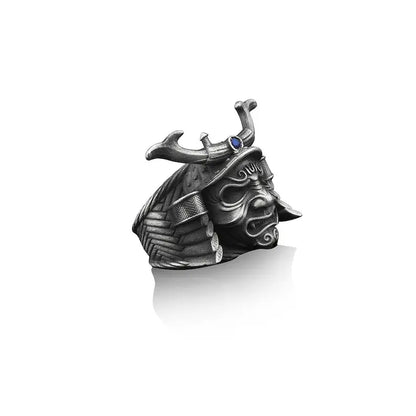 Shogun Demon Silver Ring