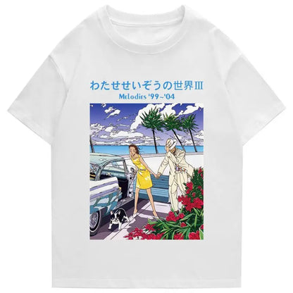 Camiseta retro anime de los años 90