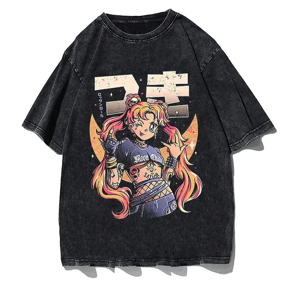Retro Punk Moon Shirt