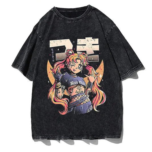 Retro Punk Moon T-Shirt