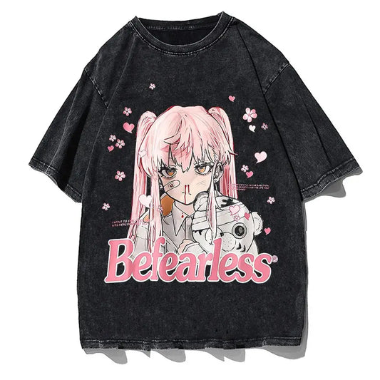 Fearless Anime Girl T-Shirt