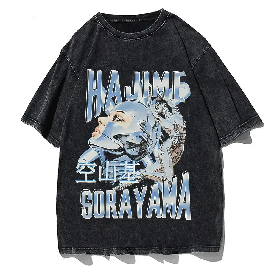 Hajime Sorayama Retro Futuro Camiseta