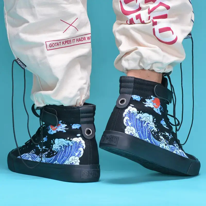 Japanese Wave Sneakers