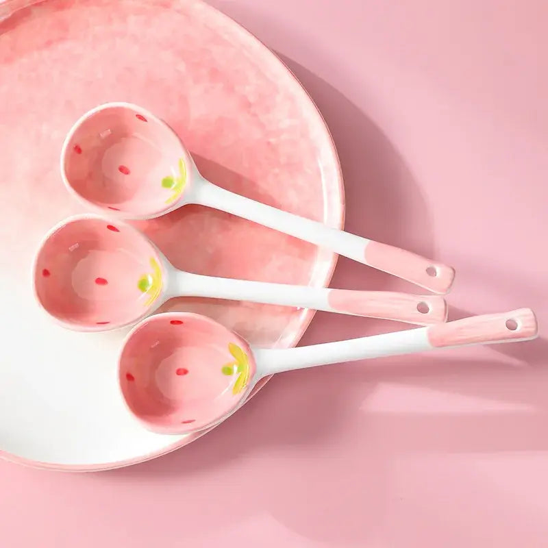 Kawaii Strawberry Soup Spoon