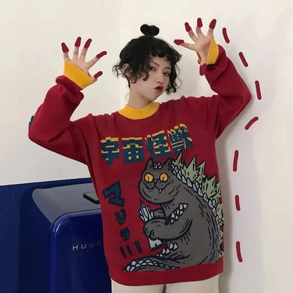 Godzilla Retro Sweater