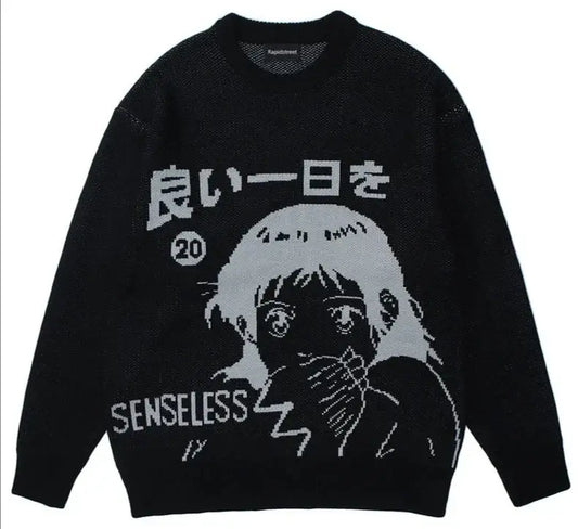 Senseless Anime Girl Sweater