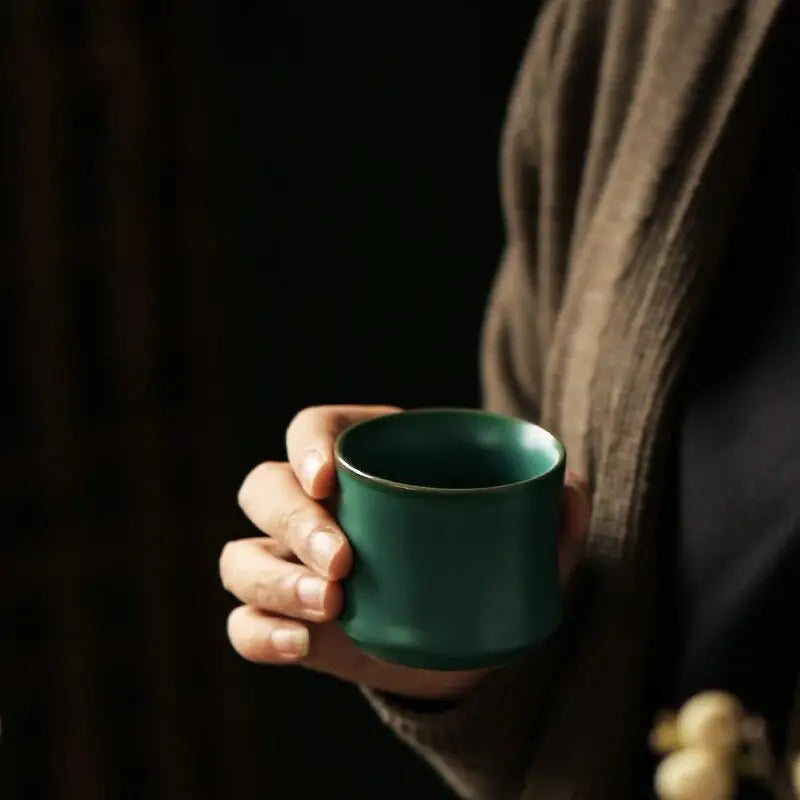 Tasse à thé en forme de bambou