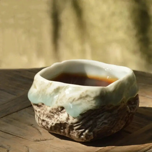Taza de té de piedra de jade