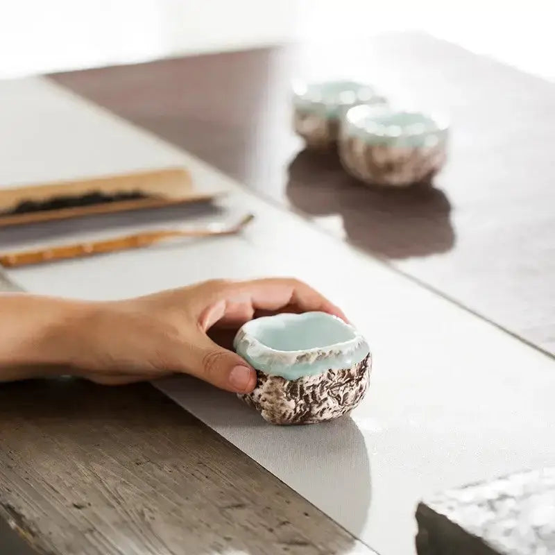 Tasse à thé en pierre de jade