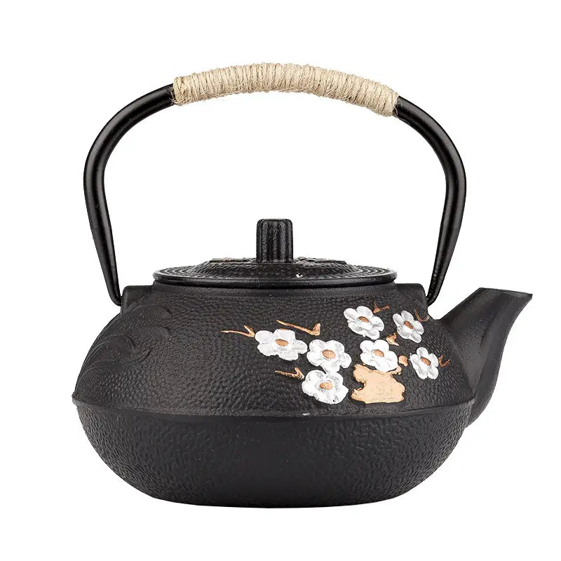 Sakura Bamboo Cast Iron Teapot