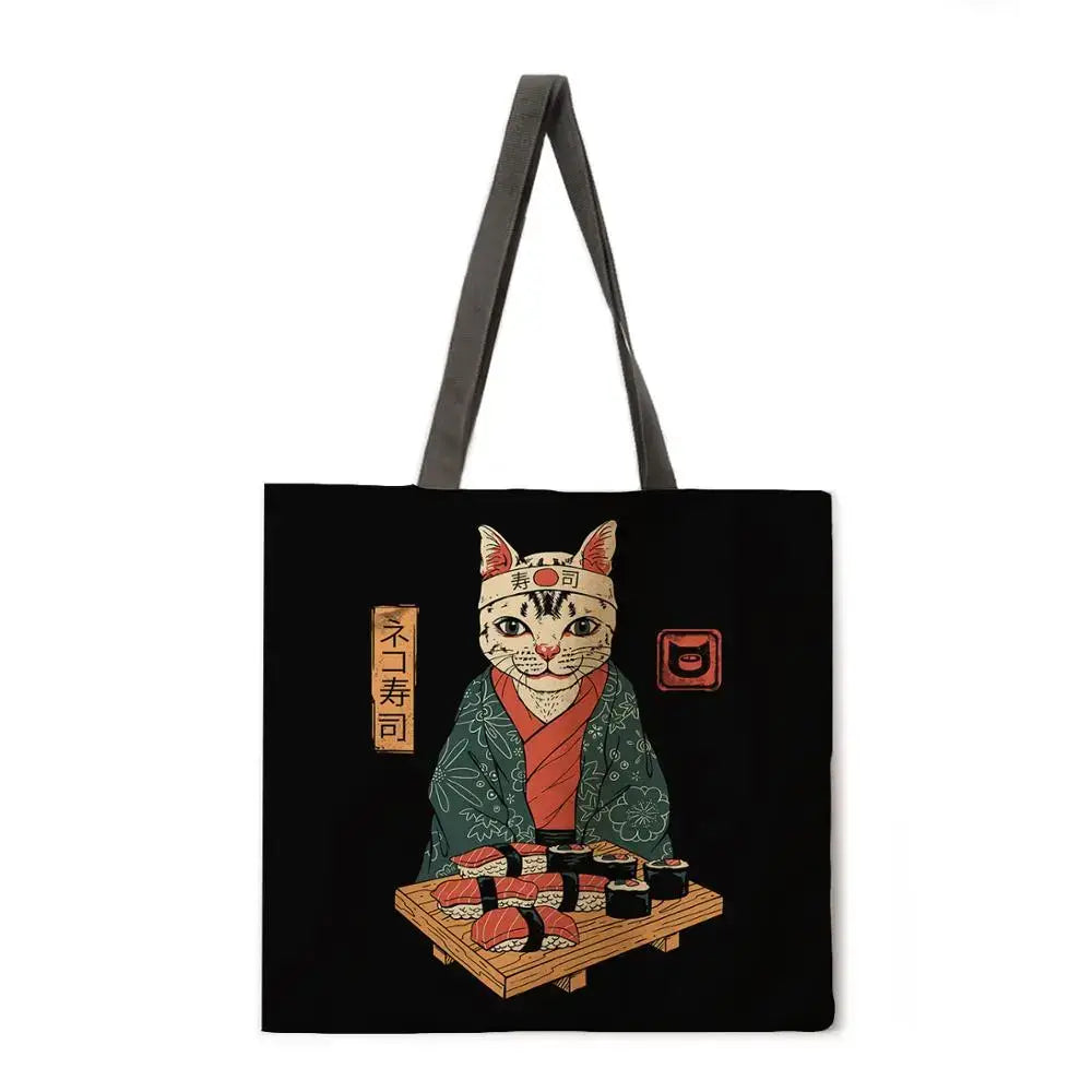 Sushi Cat Tote Bag