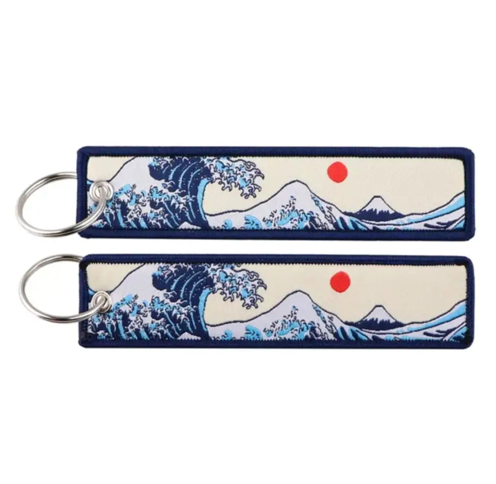 Japanese Wave JDM Keychain