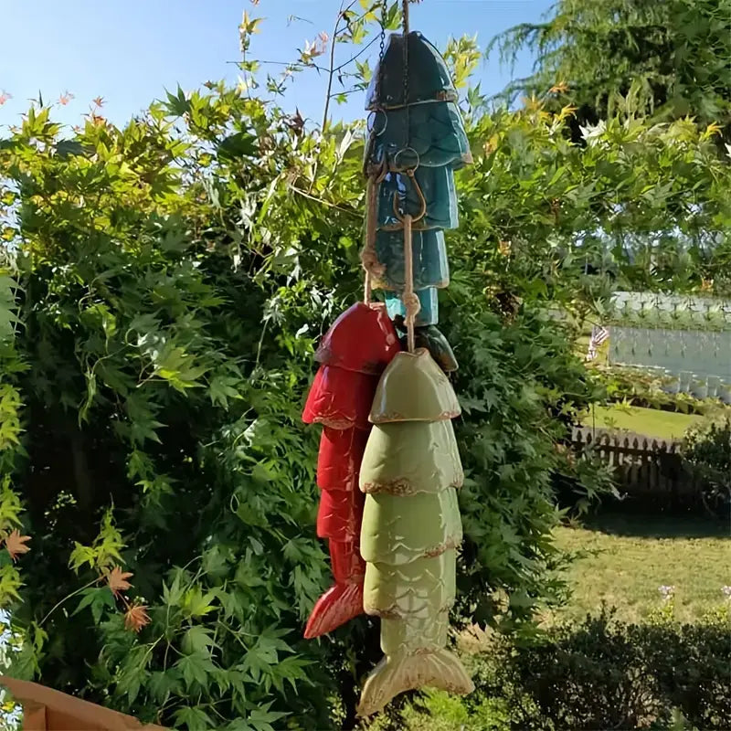 Traditional Koi Fish Wind Chimes