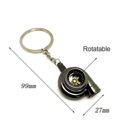 Car Mini Turbocharger JDM Keychain