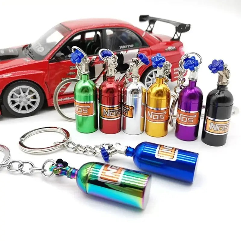 NOS Nitro Bottle JDM Keychain