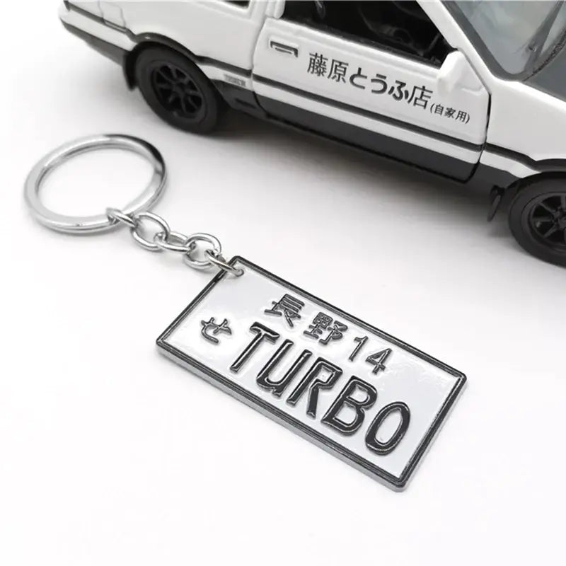 14 Turbo JDM Plate Keychain