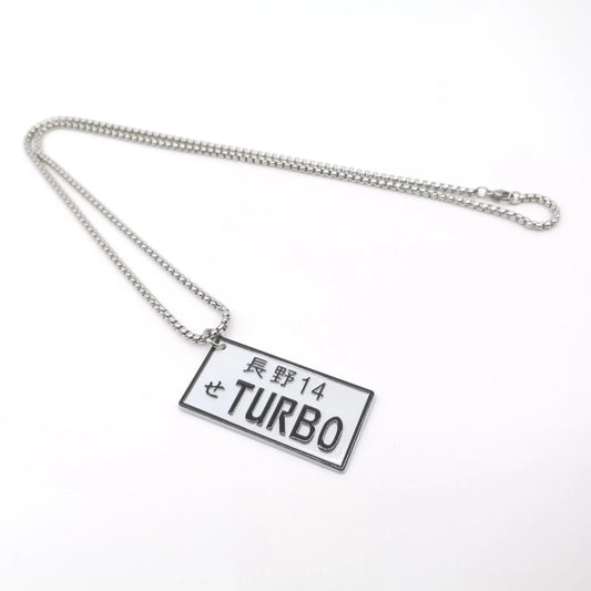Turbo JDM Plate Necklace