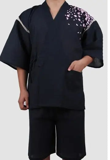 Noche Azul Sakura Tigre Jinbei